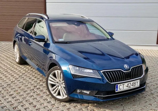 skoda superb Skoda Superb cena 89900 przebieg: 79800, rok produkcji 2018 z Toruń